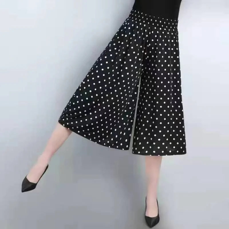 Wide-Leg Cotton Culottes For Summer.(Pack Of 4)