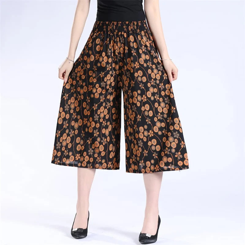Wide-Leg Cotton Culottes For Summer.(Pack Of 4)