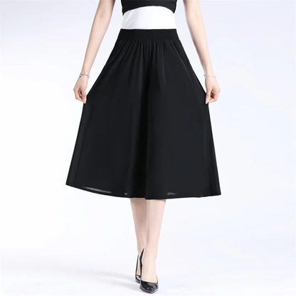 Women’s Elegant Chiffon Wide Leg Culottes(Pack Of 4)（50% OFF）