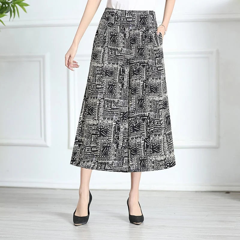 Wide-Leg Cotton Culottes For Summer.(Pack Of 4)