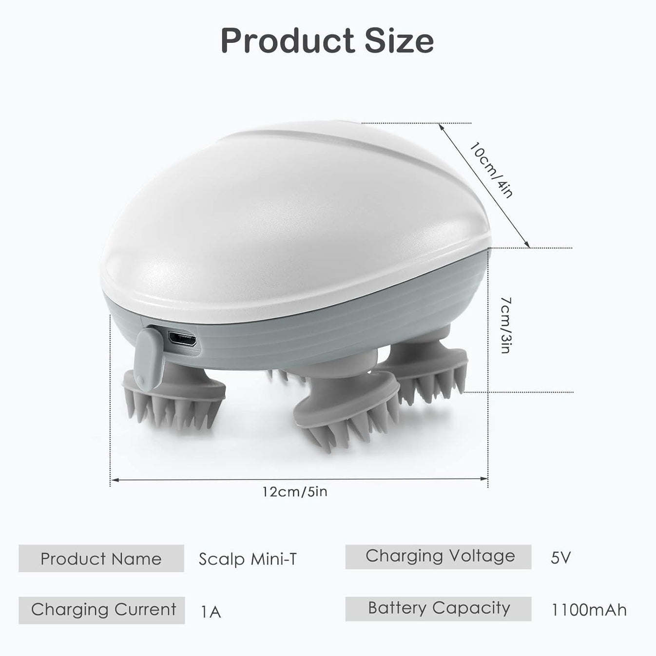 Electric Head & Scalp Massager - 1 Year Warranty.(Buy 1 Get 1 Free)