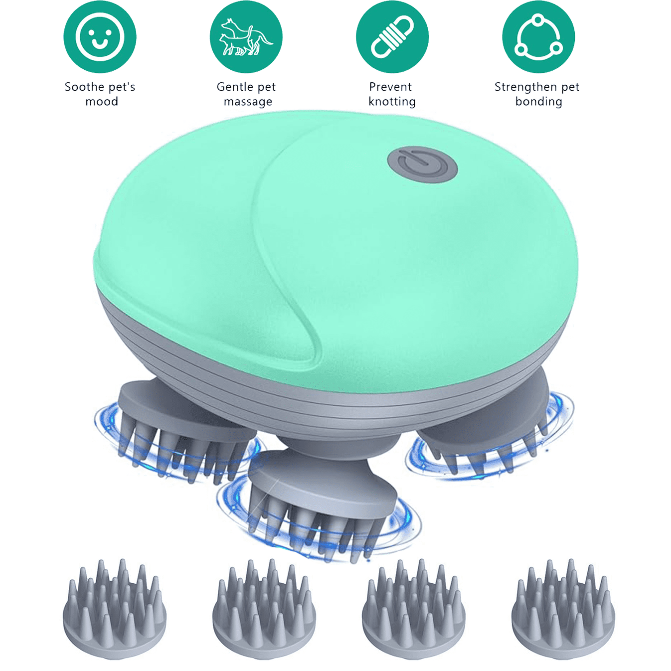 Electric Head & Scalp Massager - 1 Year Warranty.(Buy 1 Get 1 Free)
