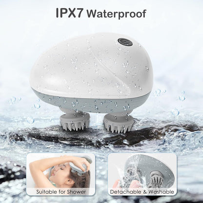 Electric Head & Scalp Massager - 1 Year Warranty.(Buy 1 Get 1 Free)