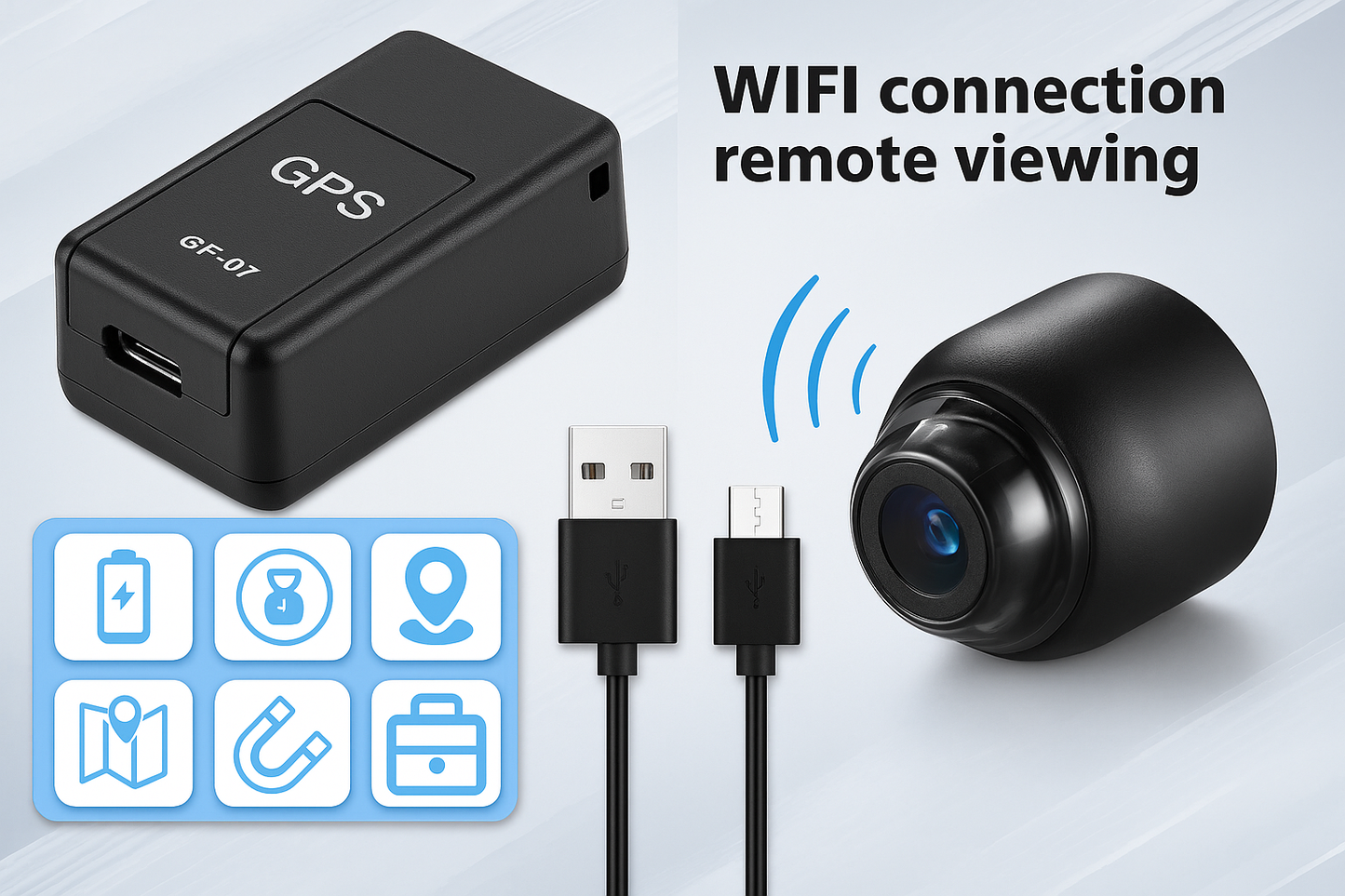 Combo Of Gps Tracker and Hidden Portable Camera Only At Rs 1199