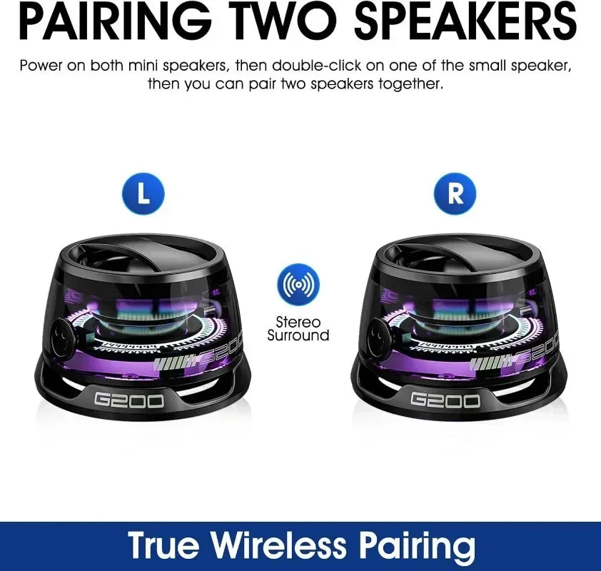 G200 Magnetic Portable Speaker.(2 Years Warranty)