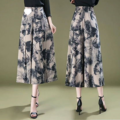 Women’s Elegant Chiffon Wide Leg Culottes(Pack Of 4)（50% OFF）