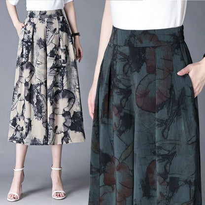 Women’s Elegant Chiffon Wide Leg Culottes(Pack Of 4)（50% OFF）