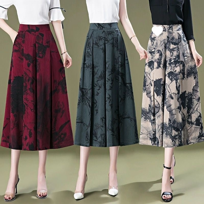 Women’s Elegant Chiffon Wide Leg Culottes(Pack Of 4)（50% OFF）